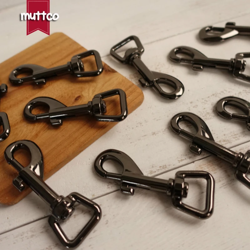 Экологический пистолет черный металлический Вертлюг 20 мм застежка-карабин