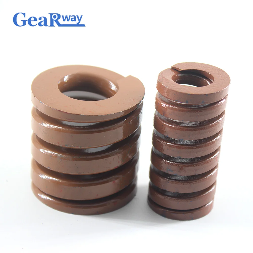 Коричневая штампованная пружина Gearway с коэффициентом сжатия 24% TB40x70/40x7 5/40x8 0/40x8