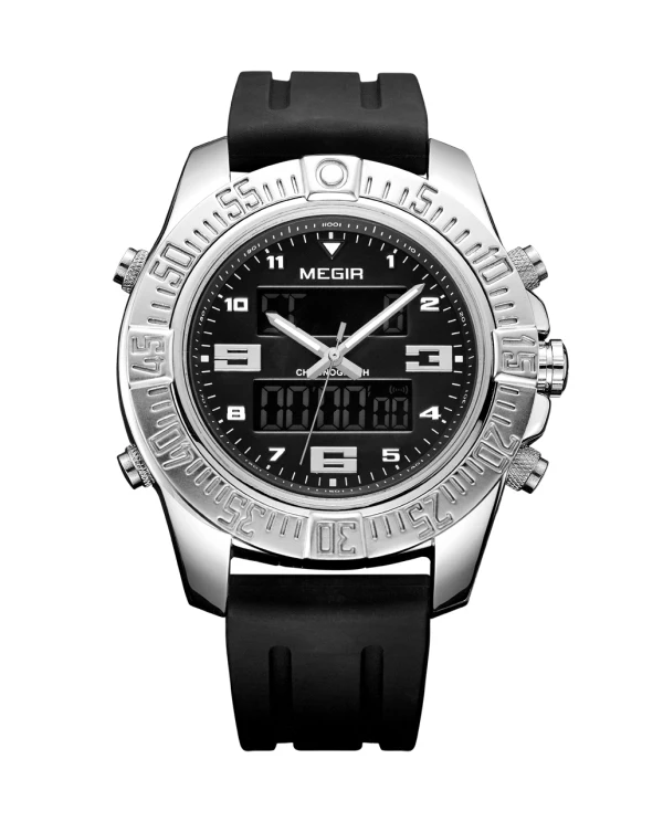 black 2 MIGRE Men Military Army Men Watch Reloj Hombre Led Digital Sport Wristwatch Men Gift Analog Automatic Watches Male Clock - Цвет: black 2
