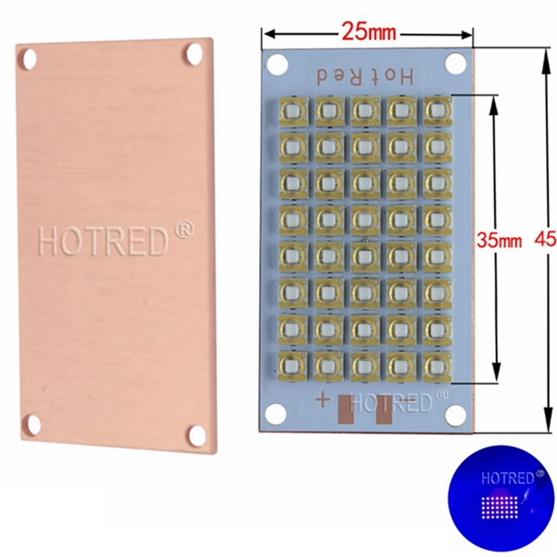 Новый 50 Вт 100W120W когда либо светильник УФ 395nm 400nm COB лампы светодиодный чип диод