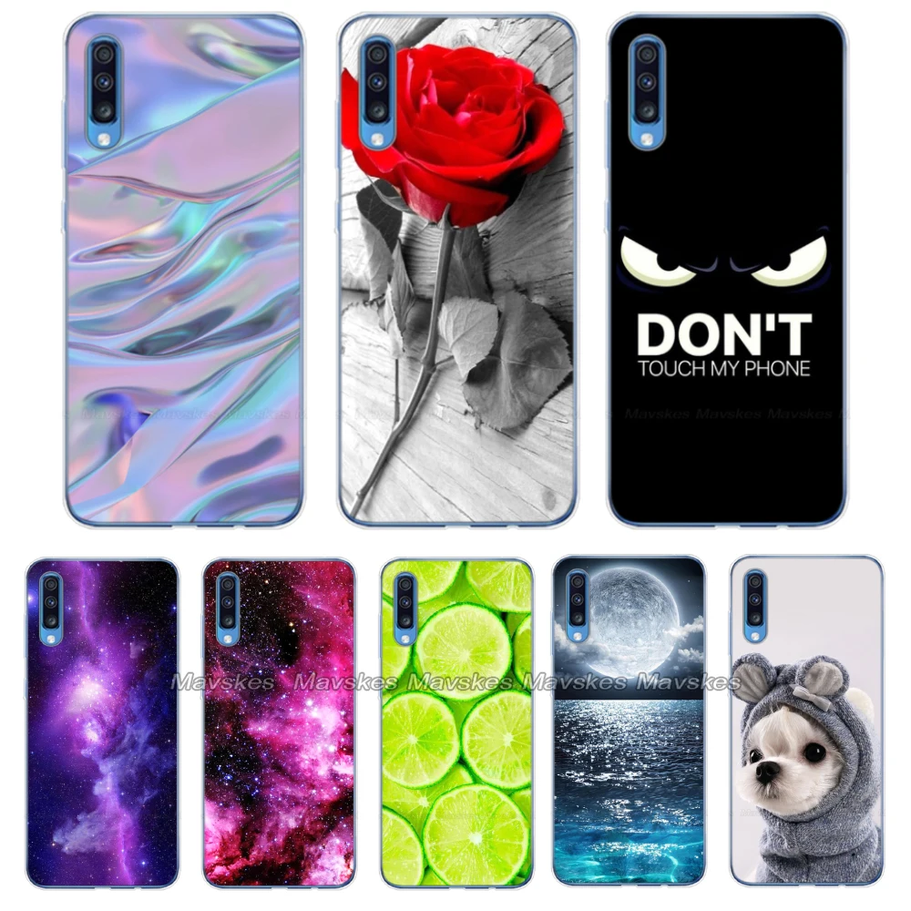 soft silicone case for Samsung A70 Case 6.7&quot Soft TPU Back Cover Galaxy A 70 A705 A705F Phone shell Coque bags | Мобильные