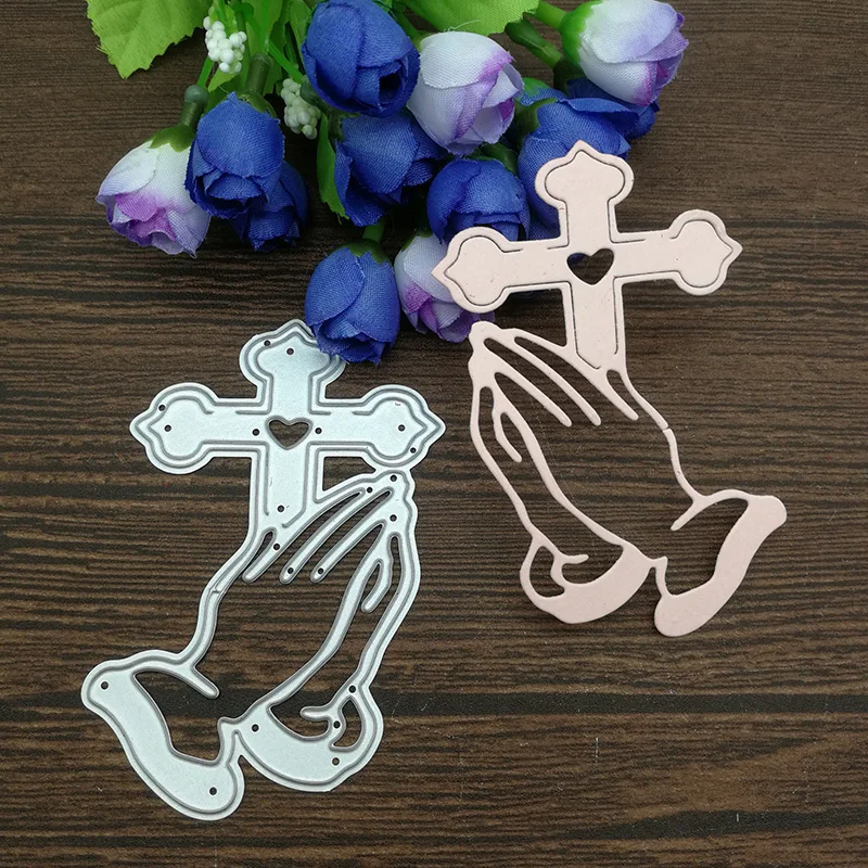 

Vine Cross Bless Metal Cutting Dies Stencils For DIY Scrapbooking Decorative Embossing Handcraft Die Cutting Template
