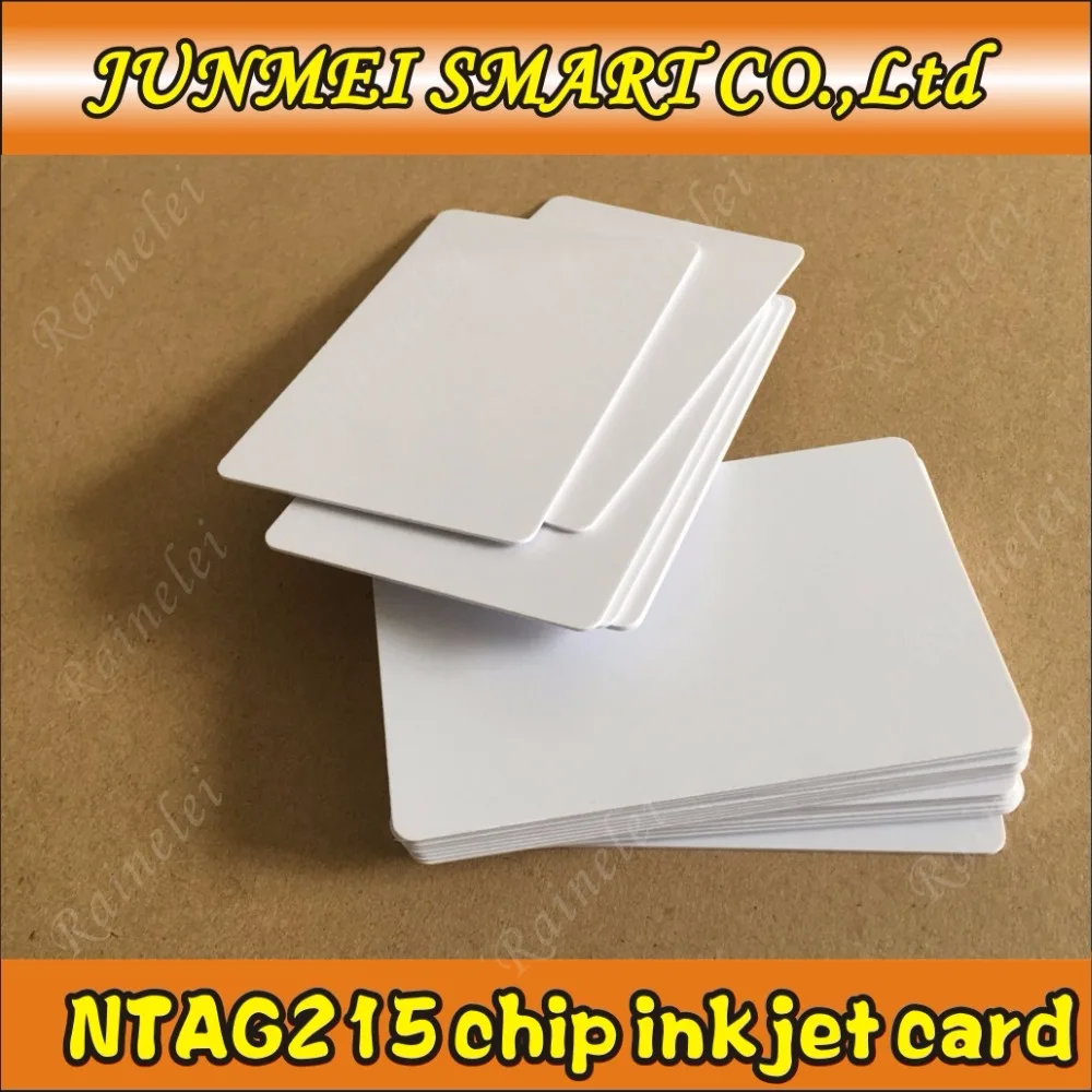 Бесплатная доставка 50 шт. пустые карты Nfc для струйной печати чип RFID 215 всех - Фото №1