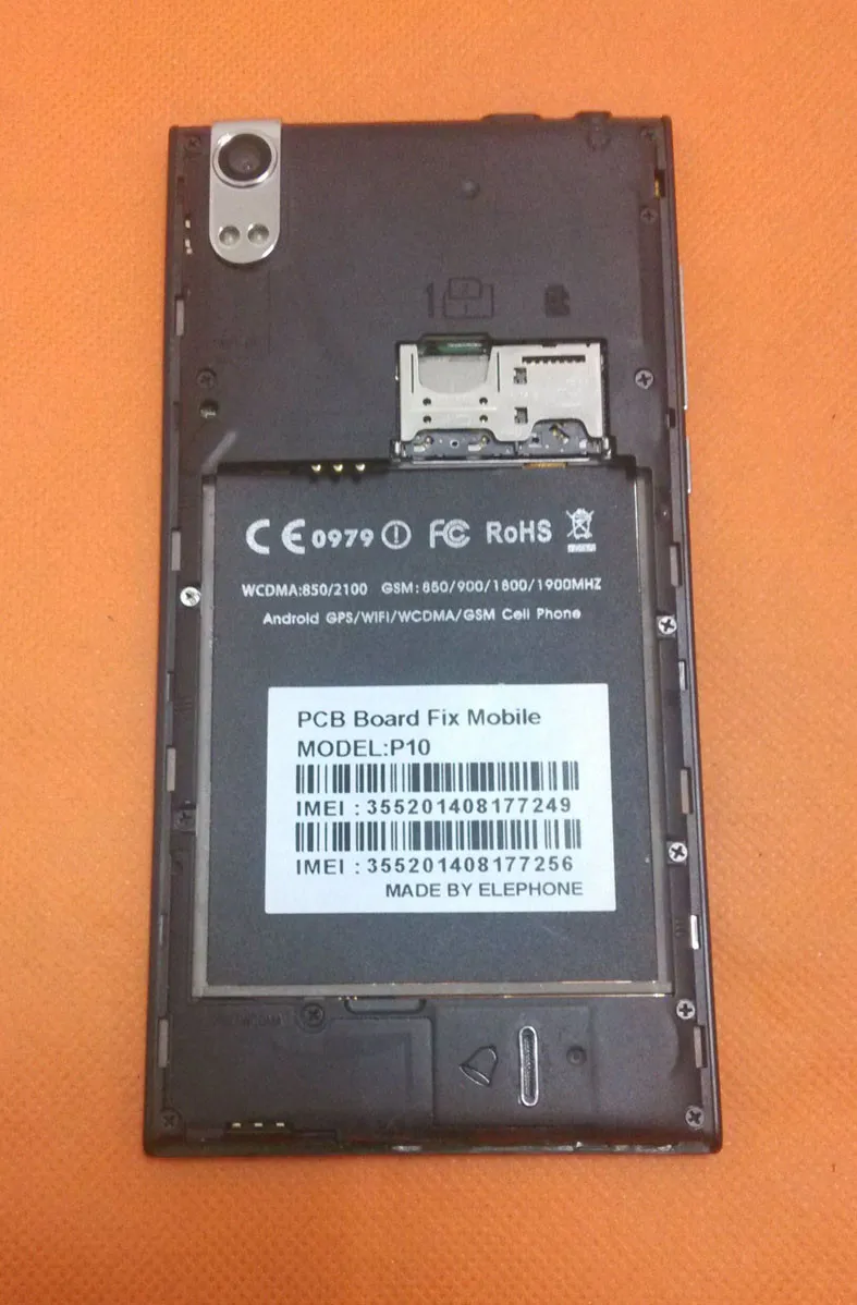 Б/у оригинальный микрофон маленькая плата + основной кабель FPC для Elephone P10 MTK6582