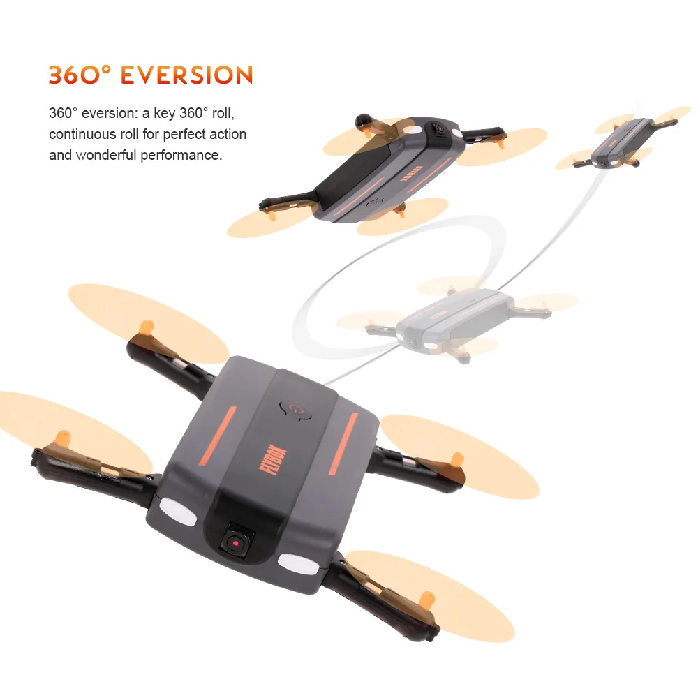 0.3MP камера складной Дрон Wifi FPV 6 осевой гироскоп удержание высоты Безголовый селфи