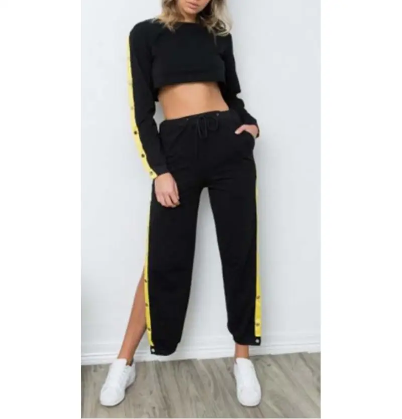 Женский спортивный костюм из двух предметов толстовка с буквенным принтом