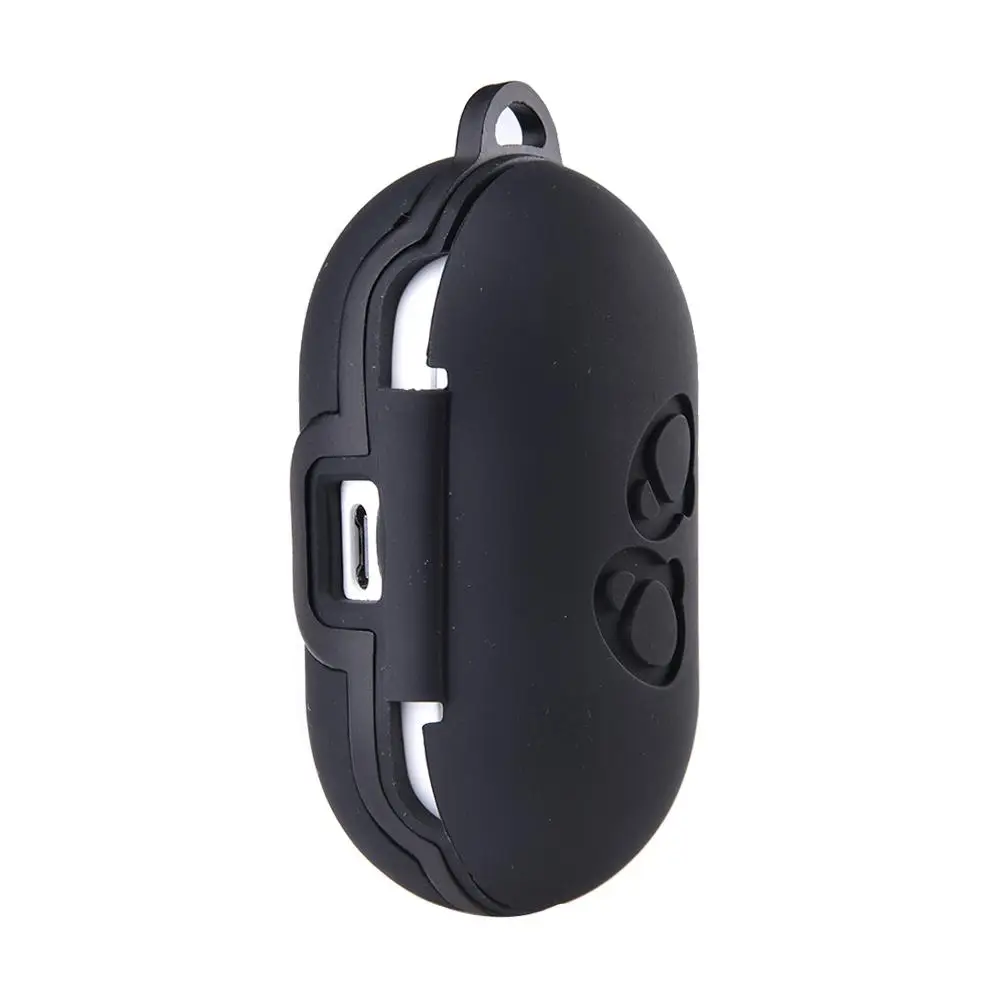 Black Последний защитный чехол Slicone для samsung Galaxy Buds, беспроводные Bluetooth наушники, защита от падения, пыленепроницаемый пакет - Цвет: Black