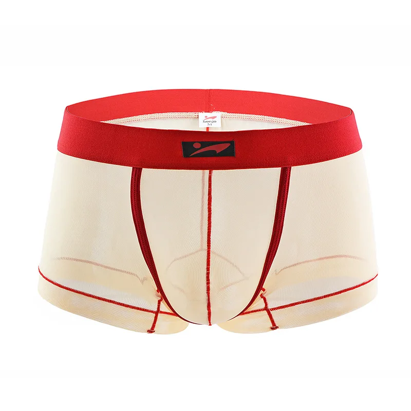 Боксеры мужские прозрачные нижнее белье для мужчин шорты боксеры брифы|Мужские