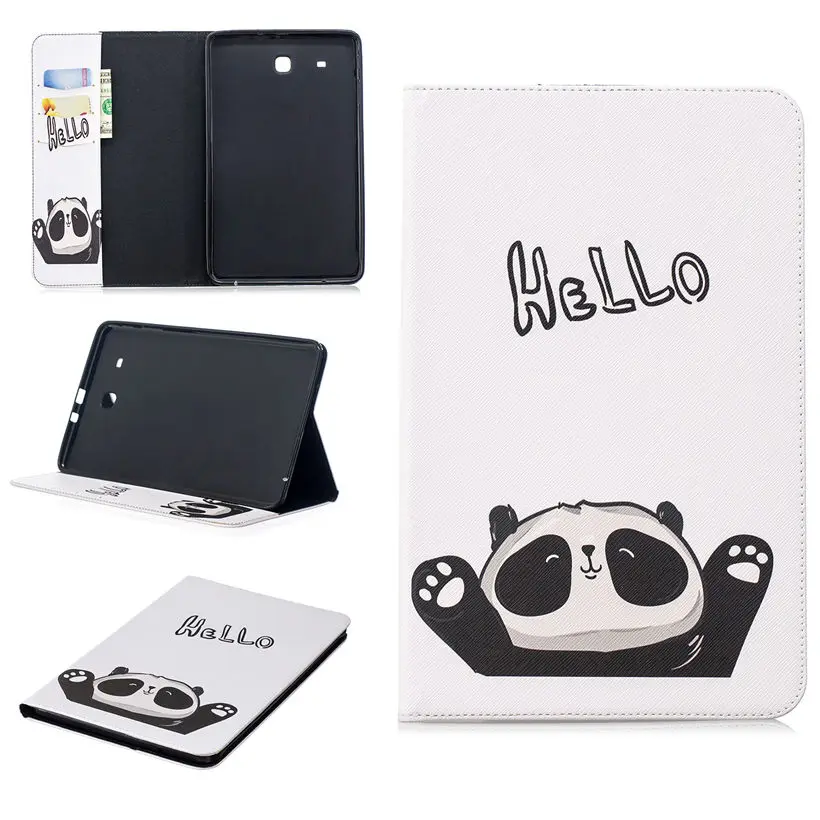 Модный чехол бабочка для планшета Galaxy Tab E 9. 0 T560 Smart Stand Fundas Samsung 9 6 &quotT560 T561