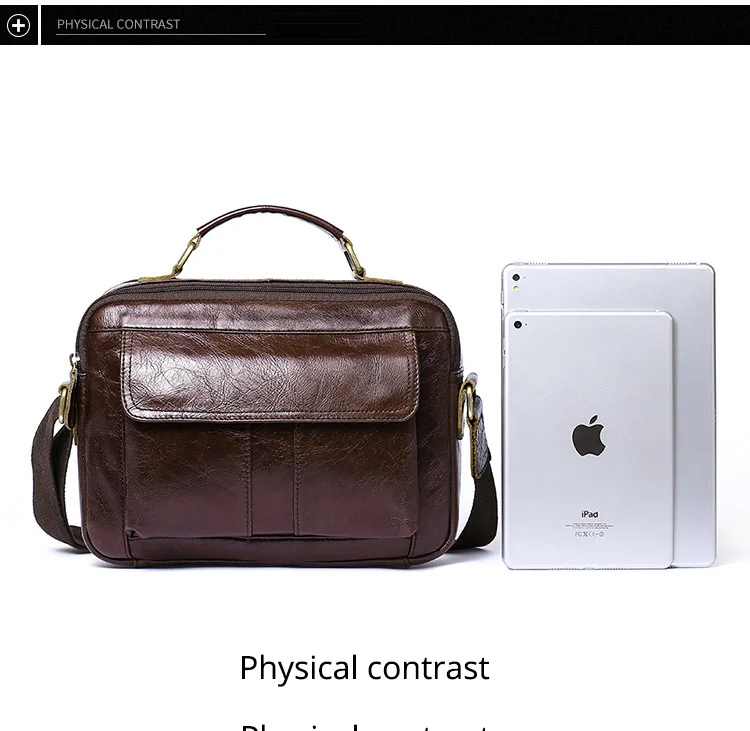 Мужская маленькая сумка для ноутбука из натуральной яловой кожи для MacBook Air, 11 дюймов, мужская сумка для ноутбука через плечо, мини сумка для компьютера