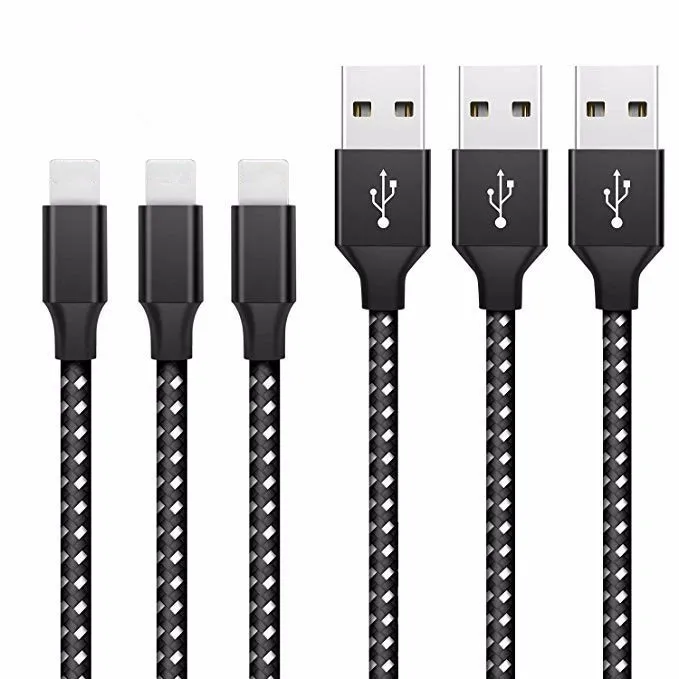 Кабель USB для быстрой зарядки iPhone X XS Max XR 8 2.4A кабель для передачи данных для iPhone 8 X iPad iPod кабели для мобильных телефонов Проводные