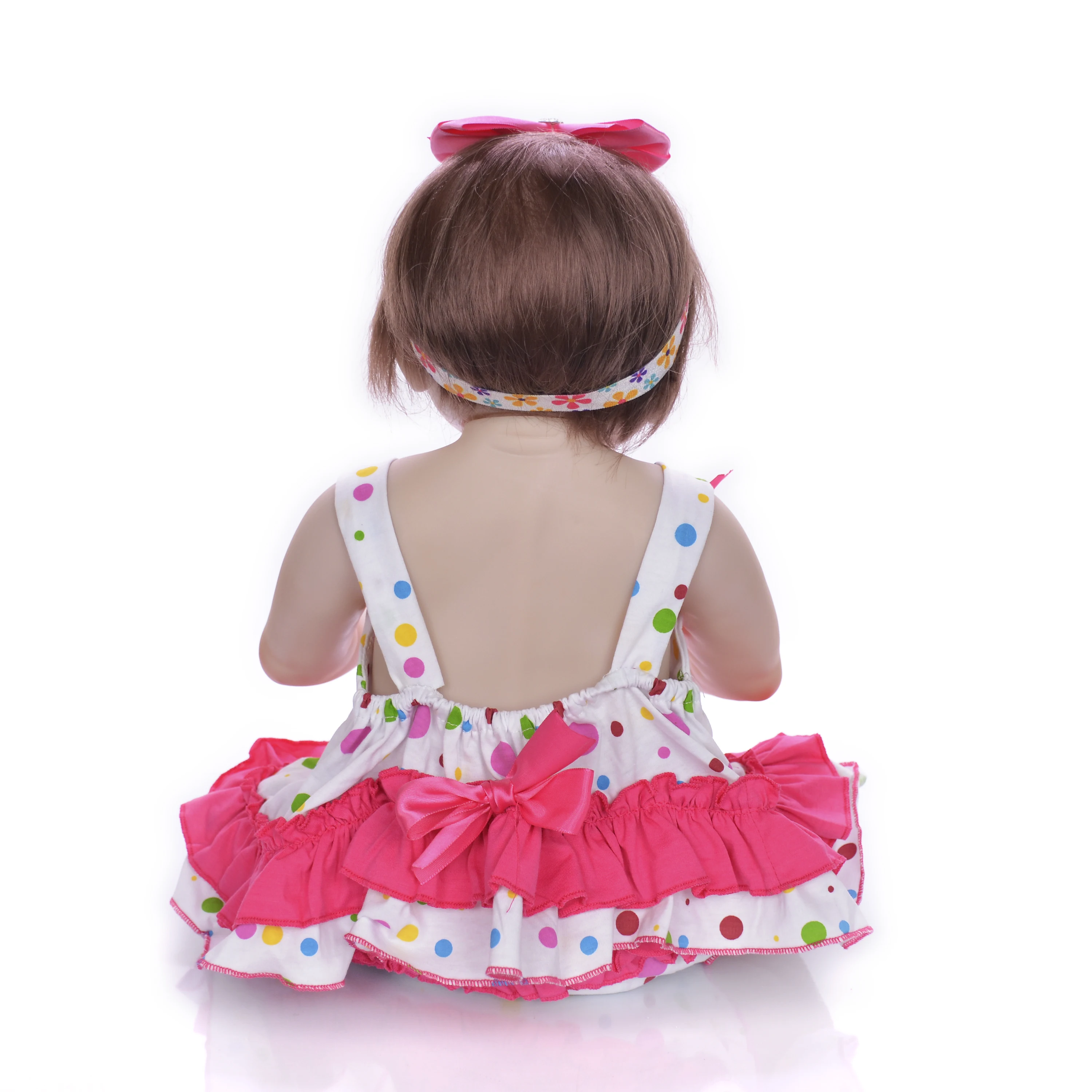 KEIUMI Гавайская гитара 23 дюймов Reborn Baby силиконовые всего тела виниловая