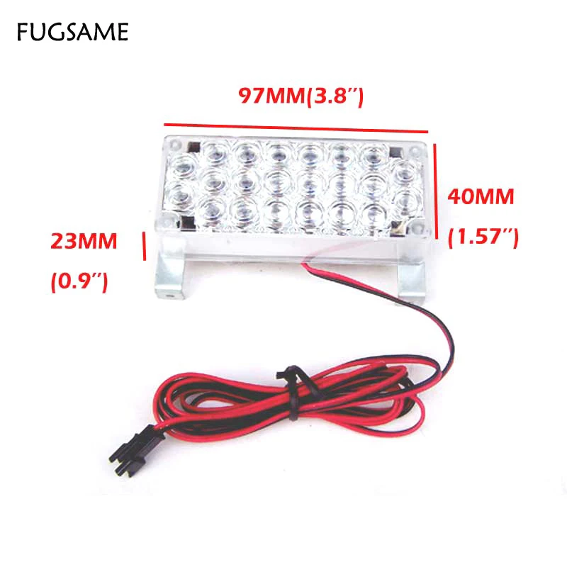 FUGSAME 8x22 176LED стробоскоп мигающий светильник для буксировщика Янтарный аварийный