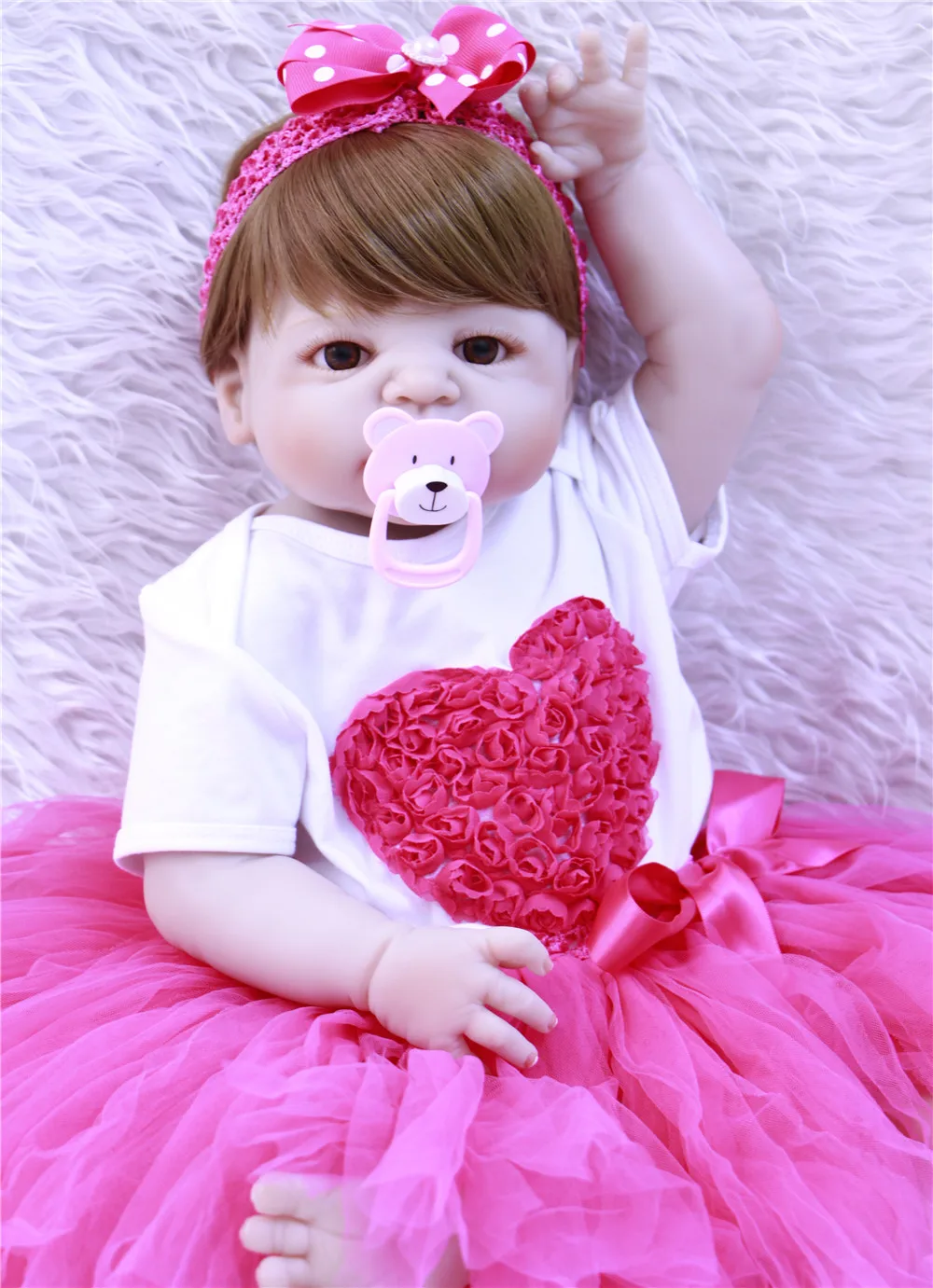 Куклы для девочек Bebe reborn NPK 22 дюйма полностью силиконовые куклы новорожденных