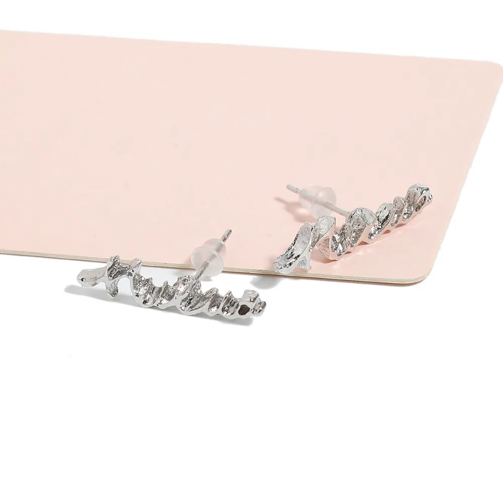 Дорин коробка новая мода унисекс цинк Ухо Сообщение Серьги-гвоздики скучно