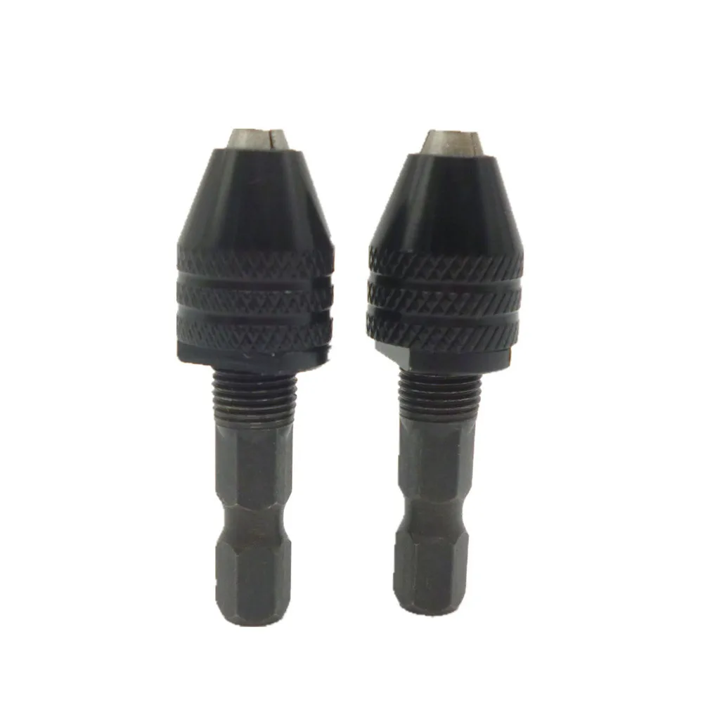 2 шт. горячий мини шестигранный хвостовик без ключа сверлильный патрон адаптер