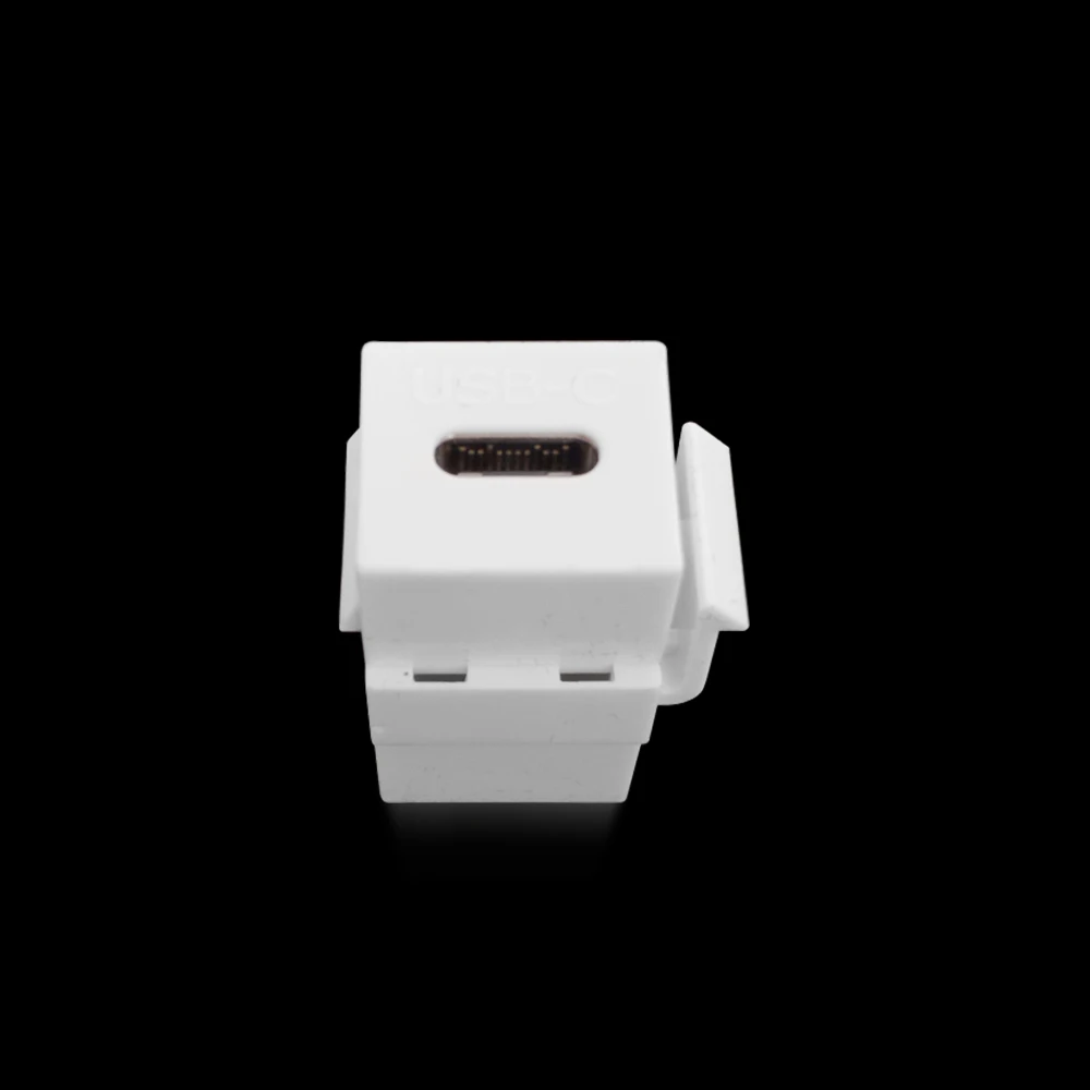 Danspeed Female-Female USB 3,1 type-C разъем адаптера Keystone вставка пустая панель для настенной пластины