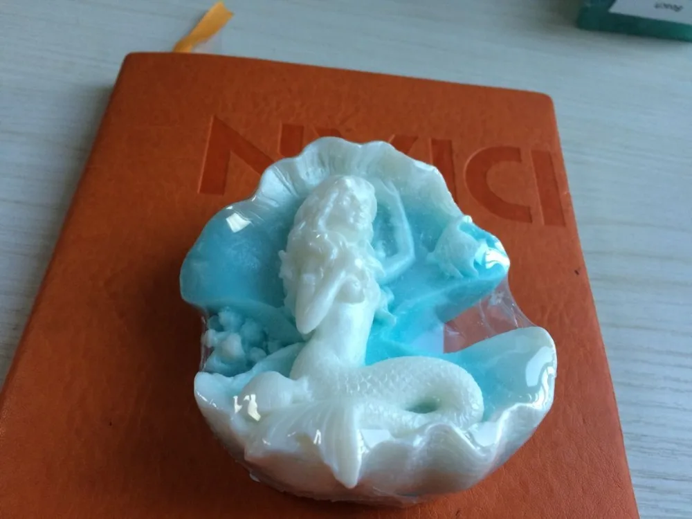 Форма для мыла русалка в Ракушке моллюска ручной работы 3D формы девочек