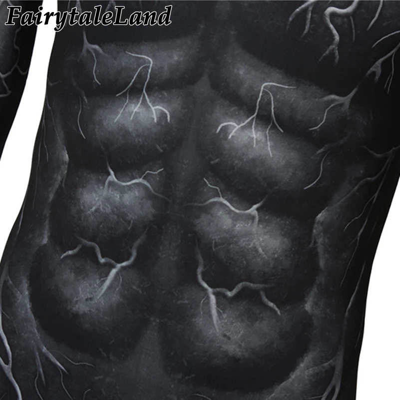Костюм для косплея Eddie Brock Venom, карнавальный костюм на Хэллоуин, карнавальный костюм Venom, 3D принт, комбинезон из спандекса