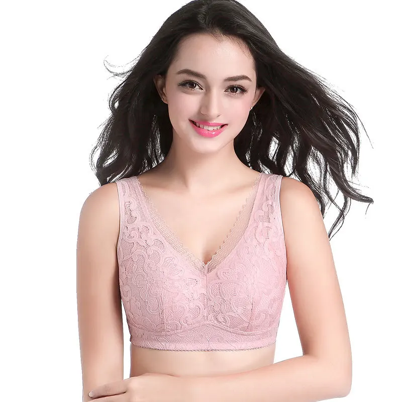 Бюстгальтер женский большого размера без косточек бюстгальтер мягкий с чашкой