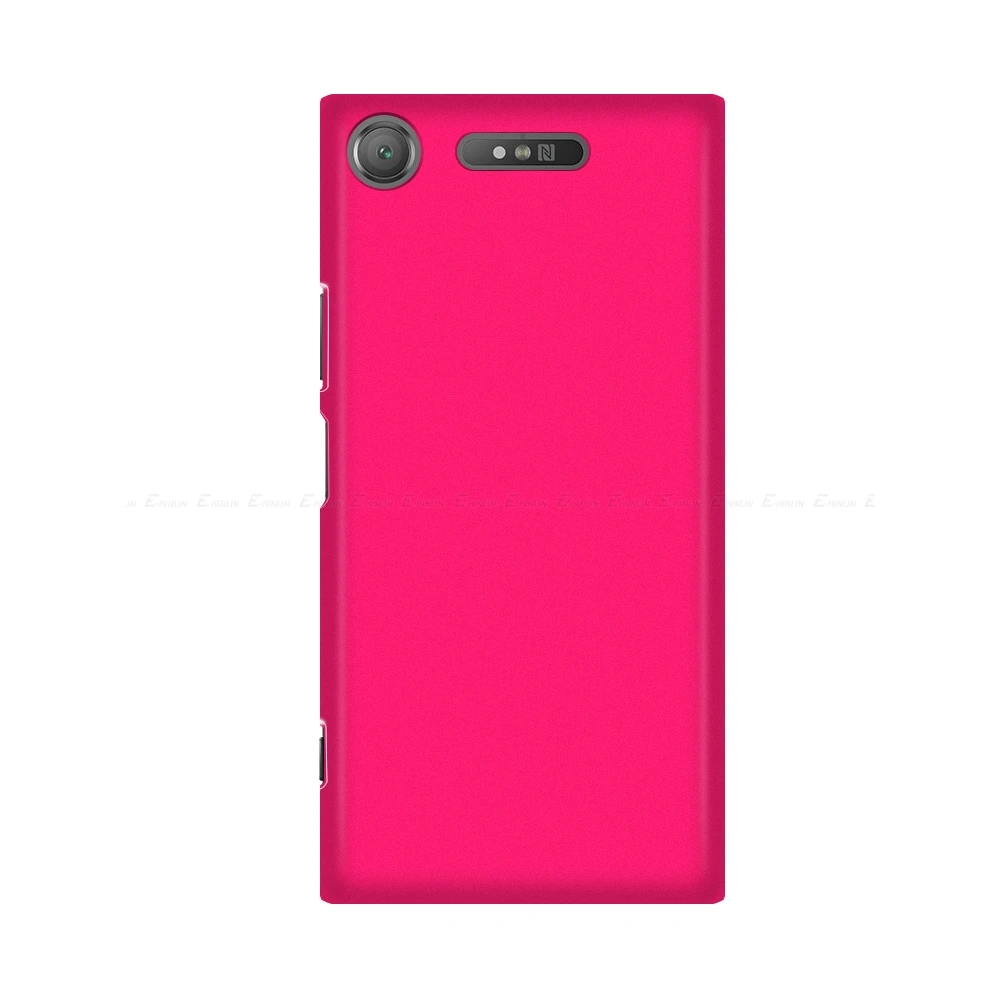 Жесткий PC матовый чехол для телефона Ультра тонкая задняя крышка для sony Xperia 1 5 10 XA2 XA1 XA Ultra Plus XZ3 XZ2 XZ1 XZS XZ Premium Compact - Цвет: Розовый