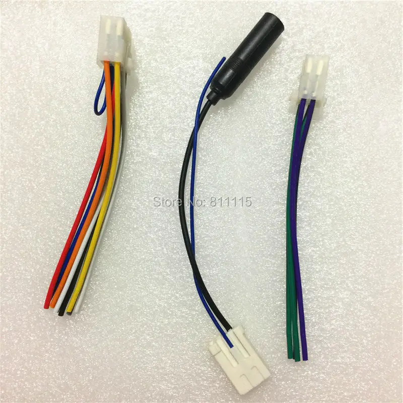 CD провод с антенной для Toyota Corolla Reiz Levin Camry Rav4|car antenna wire|car audio plugtoyota wiring |