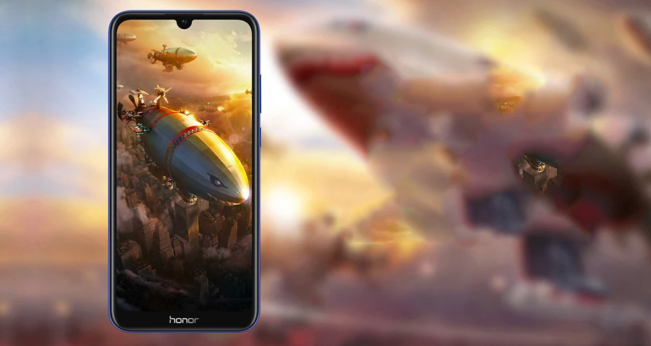 Смартфон HONOR 8A с глобальной ПЗУ 6,09 дюйма MT6765 Восьмиядерный Android 9,0 разблокировка лица 3020 мАч мобильный телефон