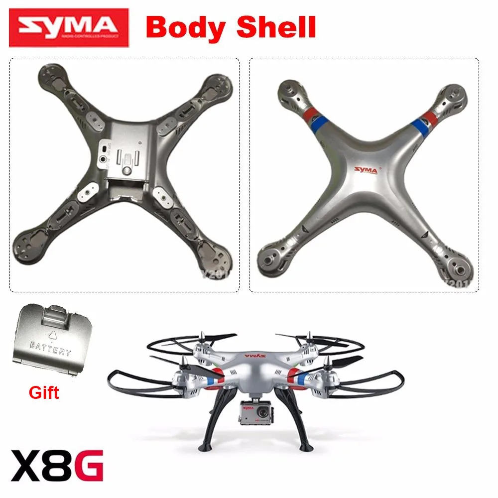Original SYMA X8G RC drone Quadcopter parts Main Body Shell Cover For syma X8 X8C X8W Parts Accessories | Игрушки и хобби