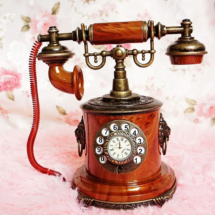 Мини телефон с модель часов ретро-модель украшение для дома ручной работы