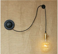 industrial vintage wall sconcelamp diy creative arts minimalist decoration bedroom bedside wall lamp