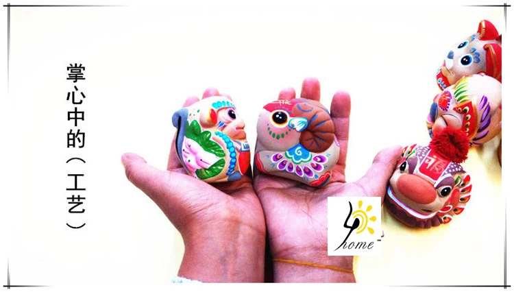 Пекинская Глиняная фигурка китайские традиционные Знаки зодиака зарубежный