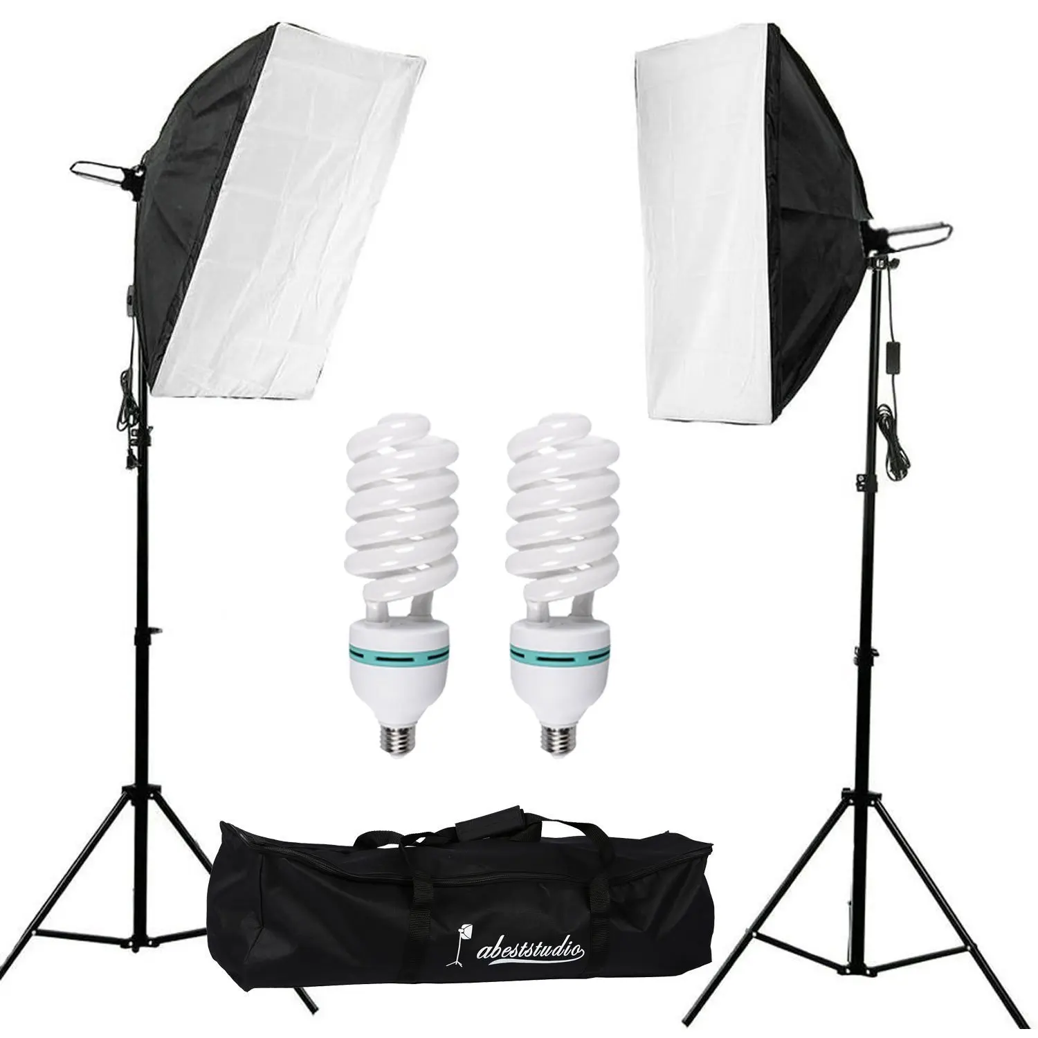 

Комплект для непрерысветильник Abeststudio 2x135 Вт, софтбокс 50x70 см, набор для фотостудии, светильник почки 5500K для фотосъемки 50x70 см, софтбоксы