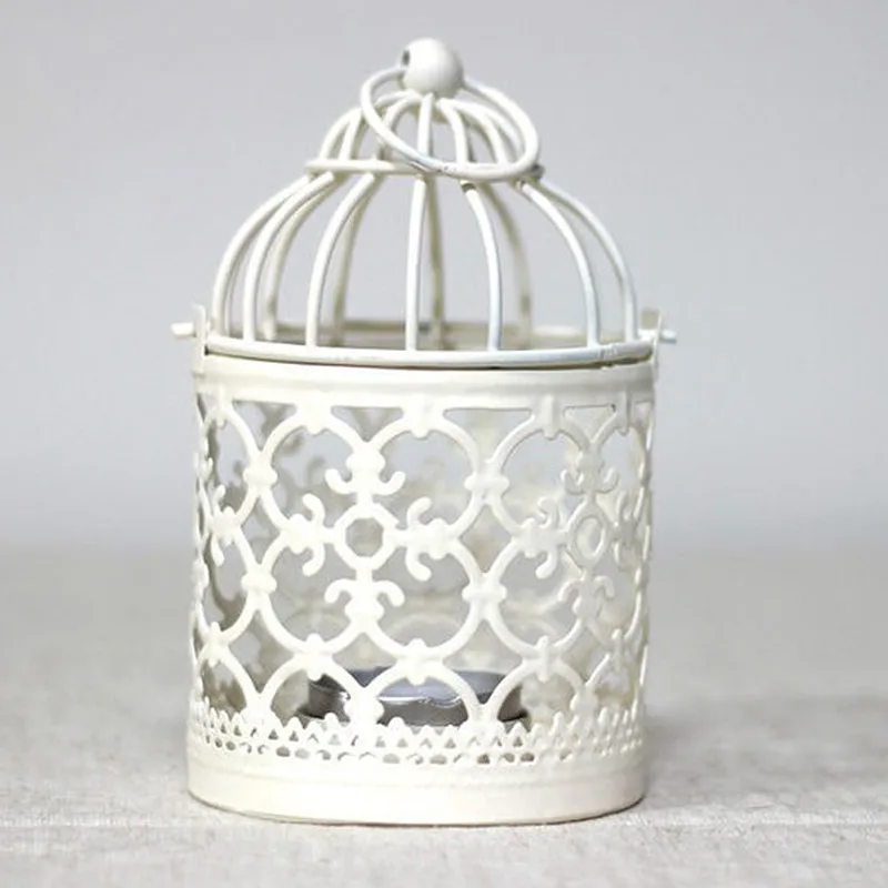 Hollow Holder Candlestick Lantern Votive Candle Hanging Vintage Candlesticks | Дом и сад