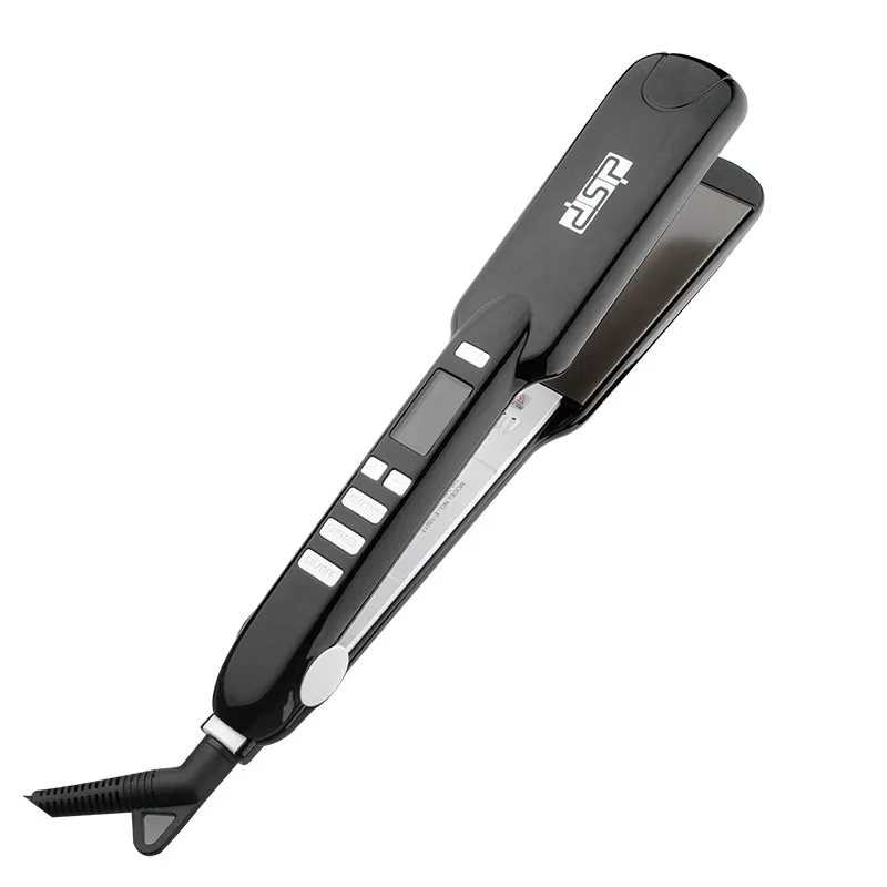 750F LCD digital reminder professional flat iron straightening ceramic hair straightener smooth hairdressing tool board can be r