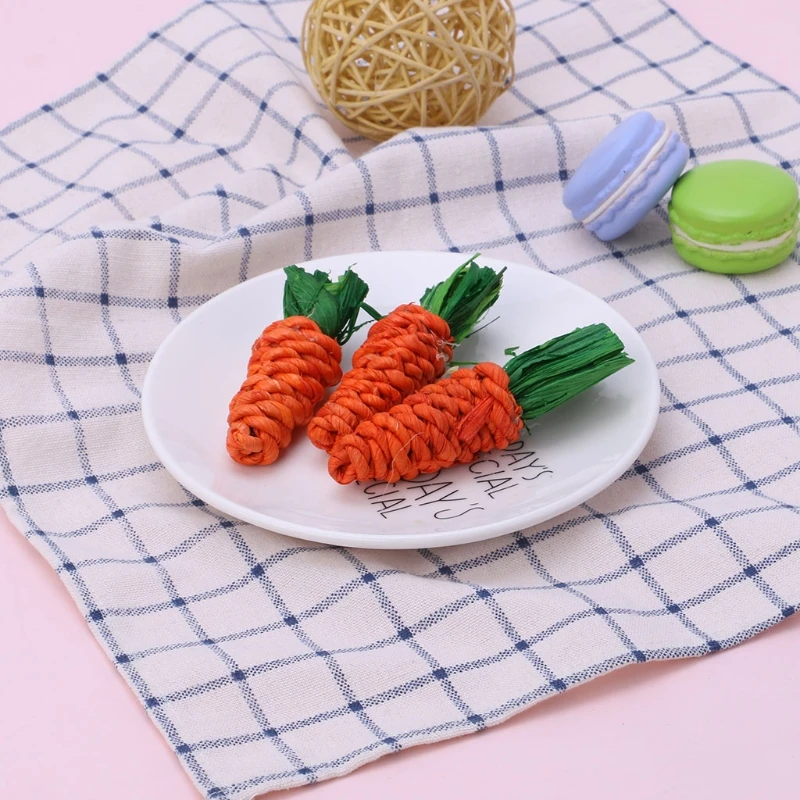 3 шт./компл. морковный кролик в форме хомяка игрушки для жевания кусания морская