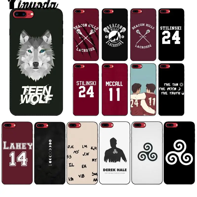 Yinuoda Teen Wolf Stilinski 24 McCALL 11 LAHEY 14 роскошный уникальный чехол для телефона для iPhone 5 5Sx 6 7 7plus 8 8Plus X XS MAX XR