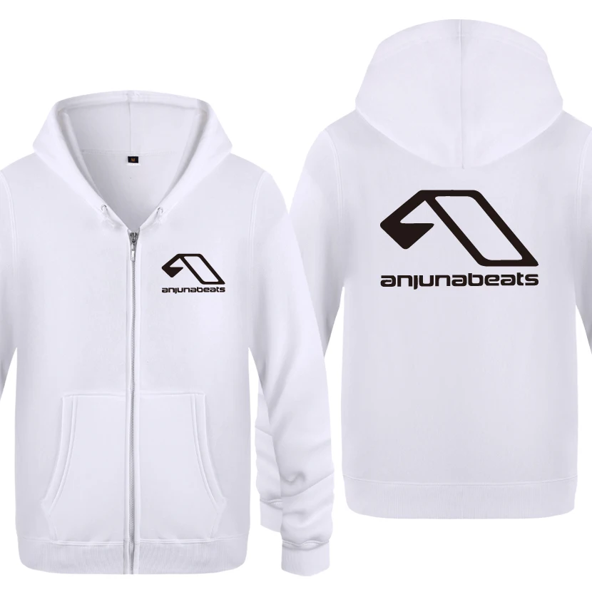 Мужская Флисовая Толстовка выше &amp Beyond Anjunabeats кардиган на молнии свитшот с