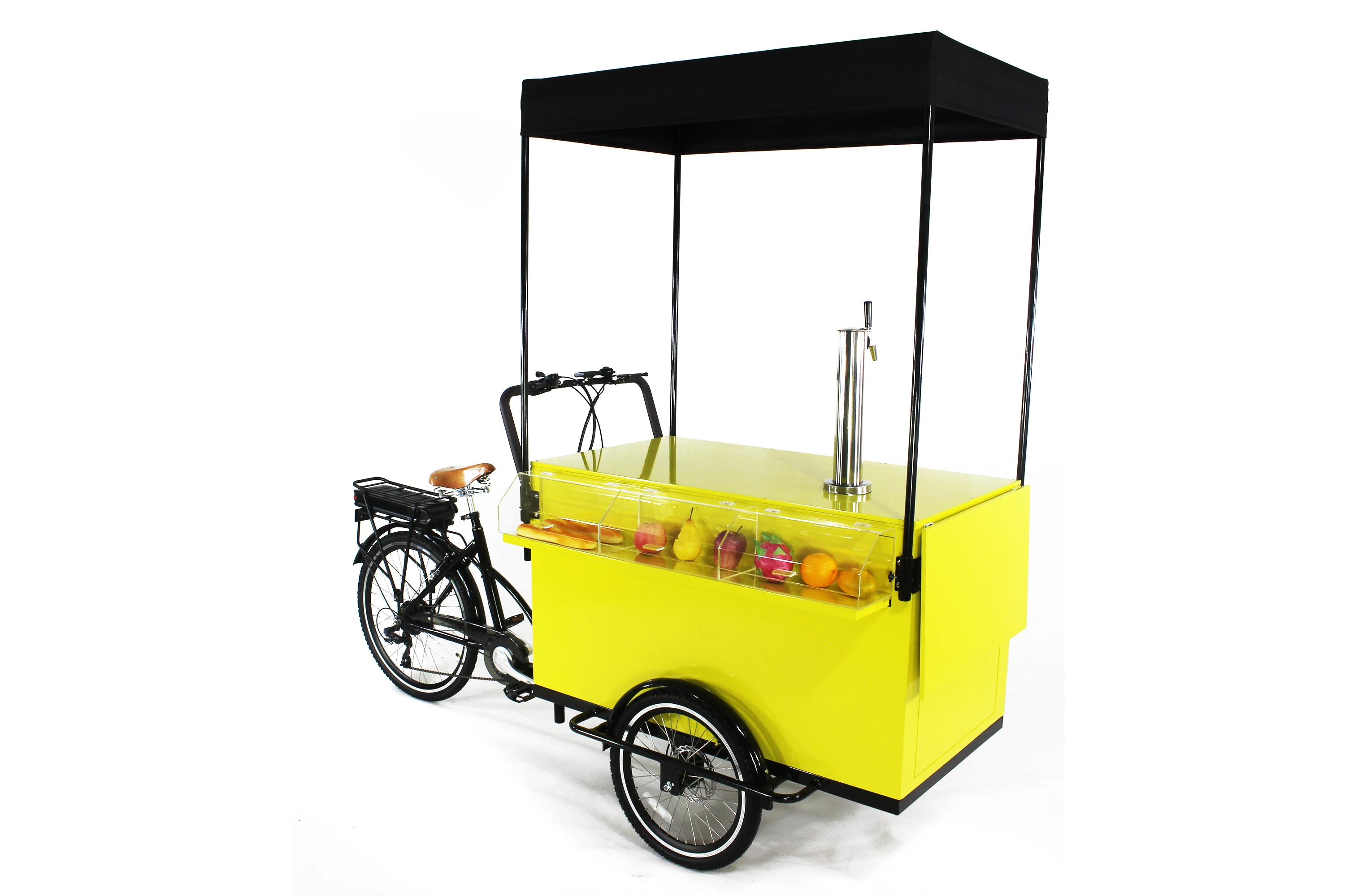

Trends Cargo Bike Pedal And Electric Adult Tricycle Mobile Food Cart Kiosk For Sale On Street