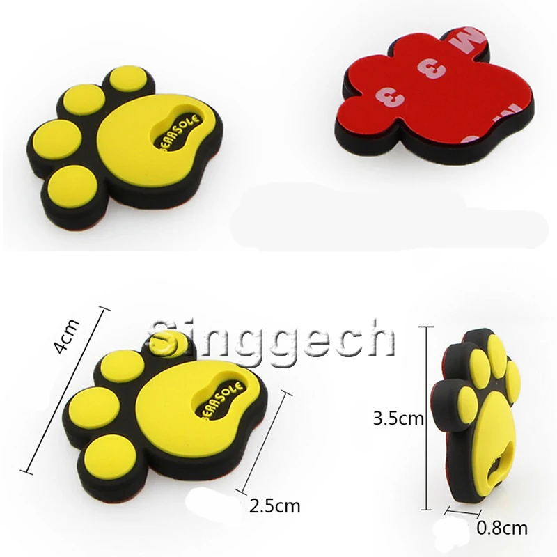 ZD 4x Foot prints Car Styling Sticker for BMW Toyota Ford Renault Opel Kia VW Honda Mercedes Audi Mazda Peugeot Automobiles | Автомобили и