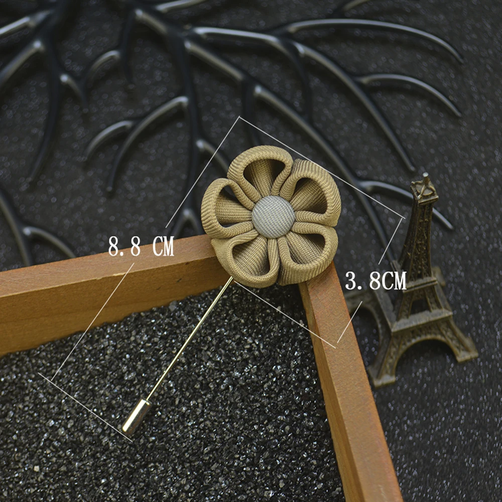 Mdiger Модные мужские нагрудные Цветочные подсолнухи Броши бутоньерки