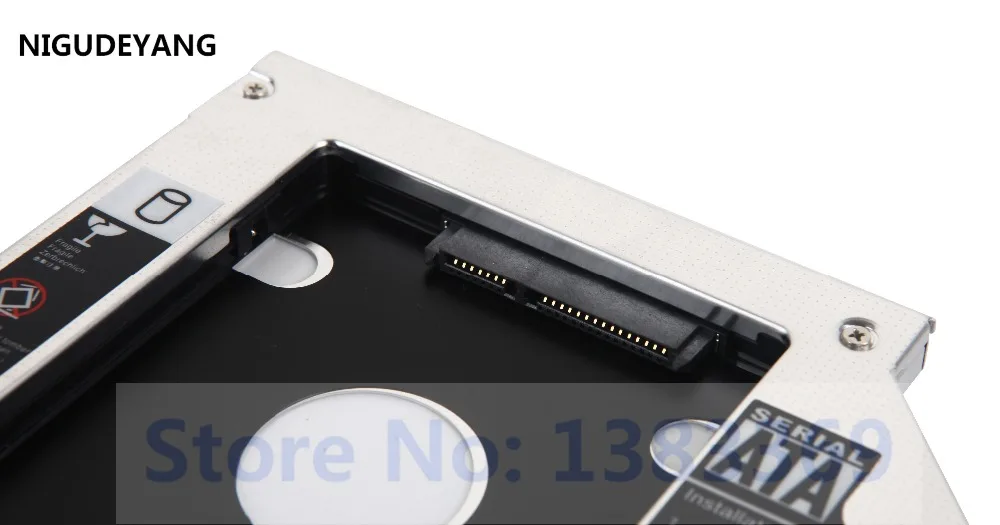 NIGUDEYANG 2nd HDD SSD Hard Drive SATA Frame Caddy Adapter for DELL INSPIRON 15-3552 GU90N DU-8A5LH | Компьютеры и офис