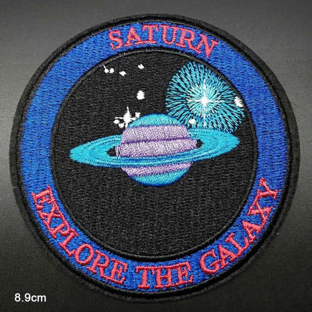 Нашивки для одежды с вышивкой Saturn hubler Space | Дом и сад