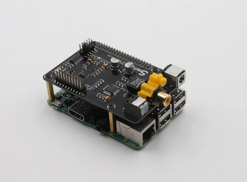 Raspberry pi AK4118 коаксиальный HIFI Аудио Звуковая карта I2S DSD цифровая трансляция сетевой