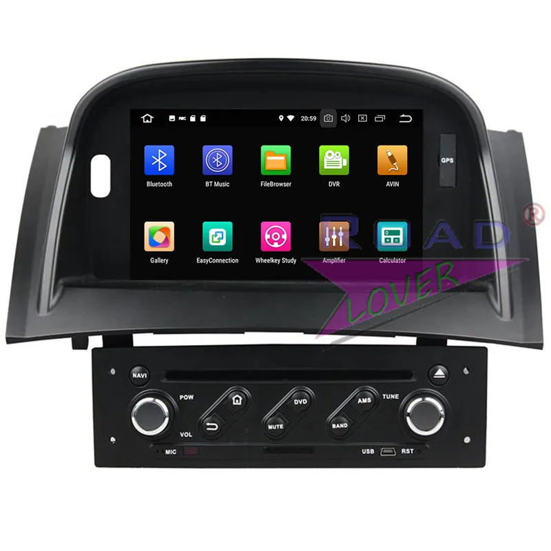 Автомобильный DVD-плеер Roadlover 7 дюймов Android 9 0 для Megane II 2004-2009 стерео GPS-навигация