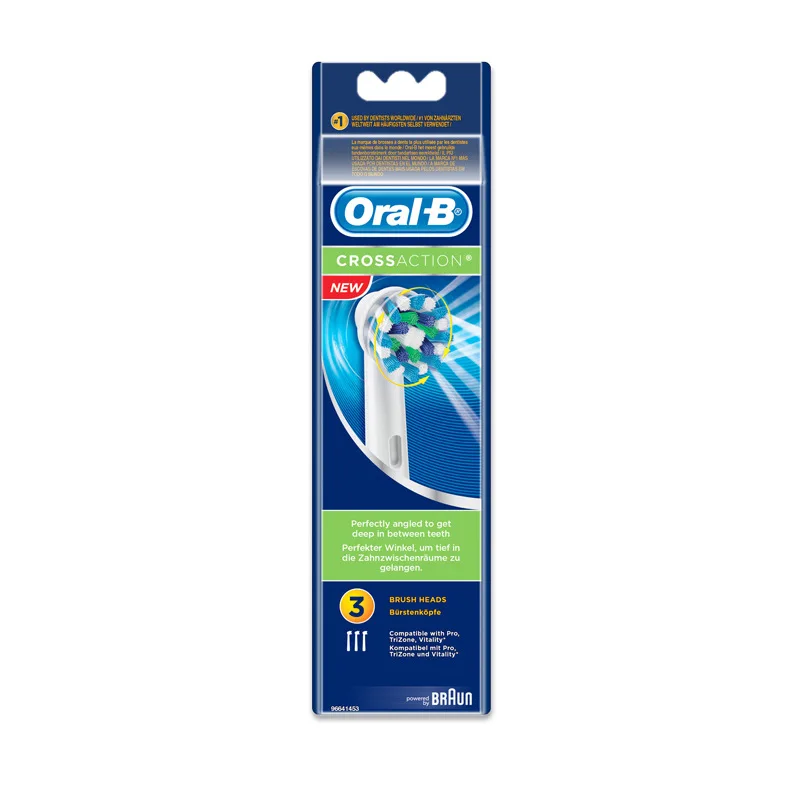 Насадки для зубных щеток Oral B крестообразная насадка зубной щетки 3 шт. сменные