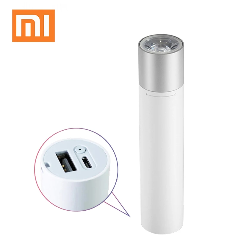 Портативный светильник вспышка Xiaomi с 11 регулируемыми режимами яркости