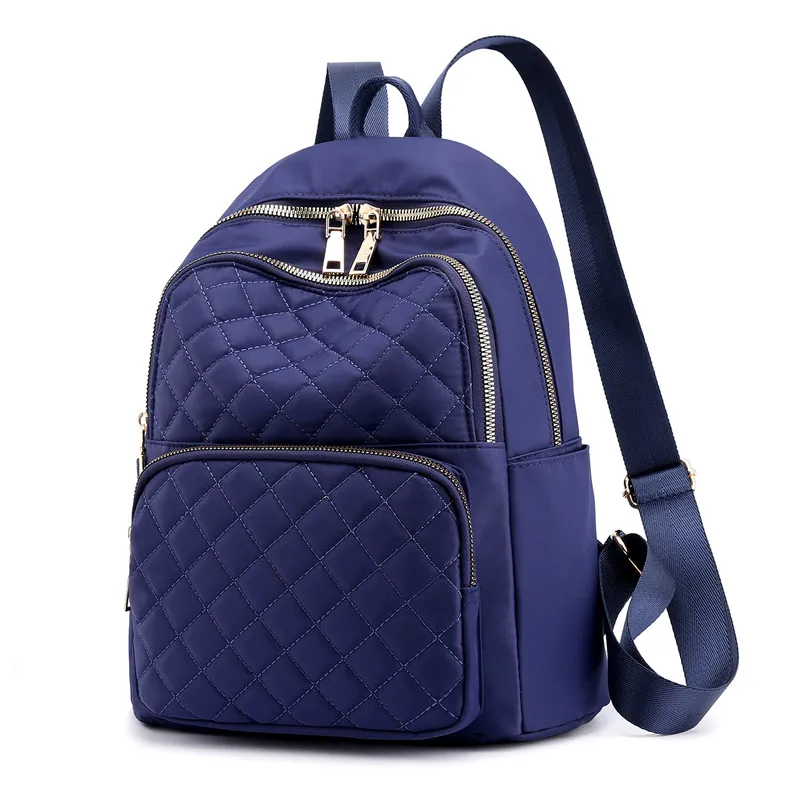 Модный женский тканевый рюкзак Mochila Feminina Mujer, многофункциональный рюкзак для путешествий и покупок - Цвет: Blue