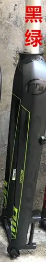 black green Новинка, вилка Mosso M6 MTB/дорожный велосипед 26 27,5 29 er, прямая труба, ультра-светильник, вилка, подвеска, передняя, алюминиевая, Аксессуары для велосипеда - Цвет: black green