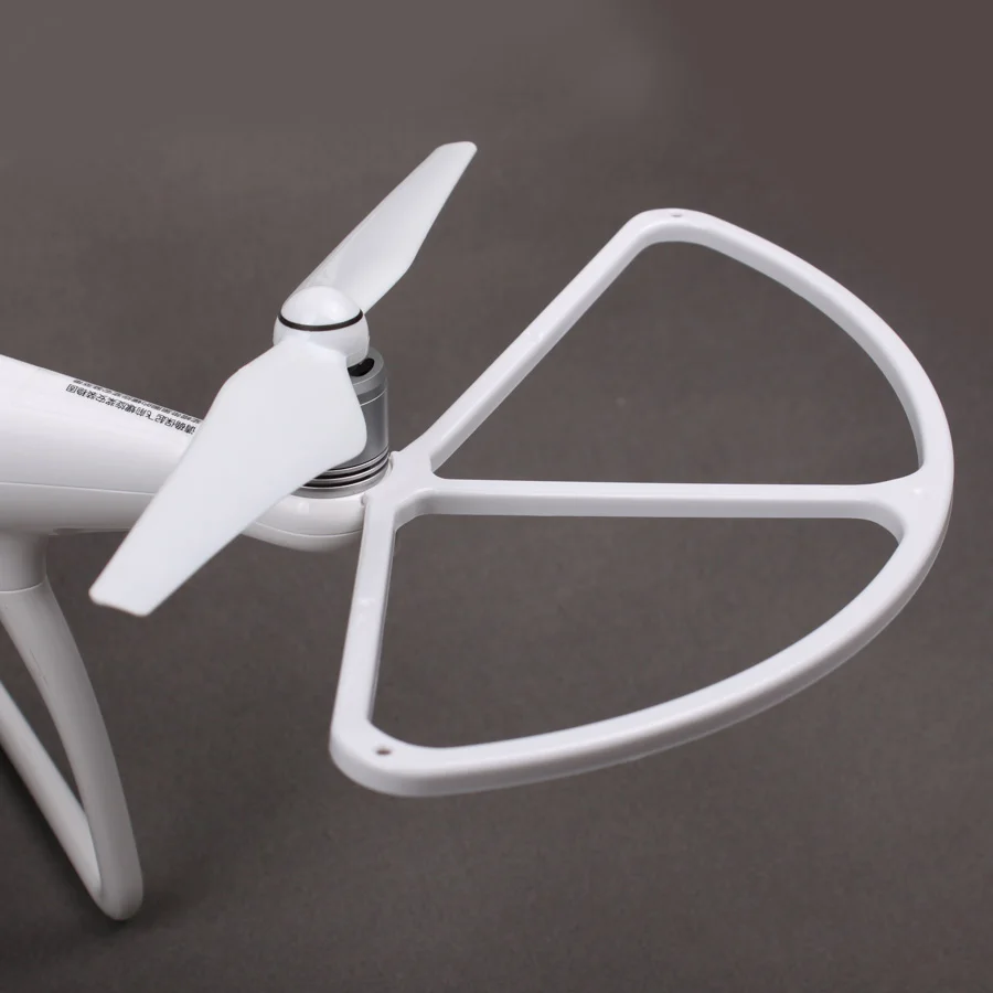 4 шт. DJI Phantom Professional Pro + Quadcopter Prop Guard-Quick Release Propeller Protector White Snap On/off от FSLabs | Электроника
