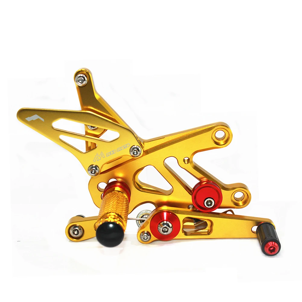 Для Aprilia RSV4 Заводские APRC ABS 2013 CNC Регулируемые подножки для ног Rider Rearsets педаль для ног